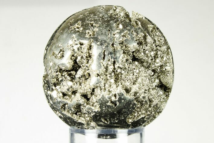 Polished Pyrite Sphere - Peru #195527